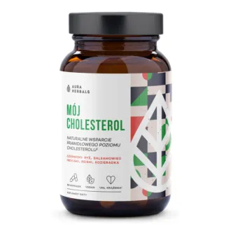 Aura Herbals, Mój Cholesterol, prawidłowy poziom, kapsułki 60 szt