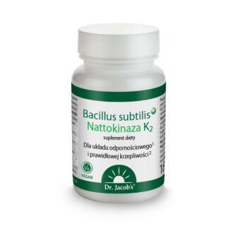 Dr. Jacob's Bacillus subtillis+ Nattokinaza K2 60 kaps