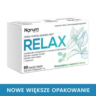 Narum Relax 60 kapsułek - Probiotyk Narine