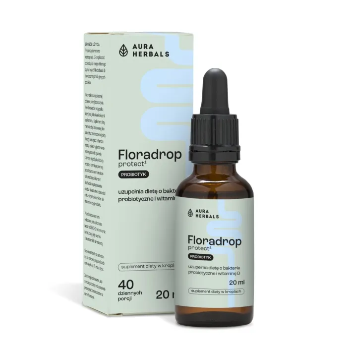 Aura Herbals Floradrop Protect, probiotyk, krople 20 ml