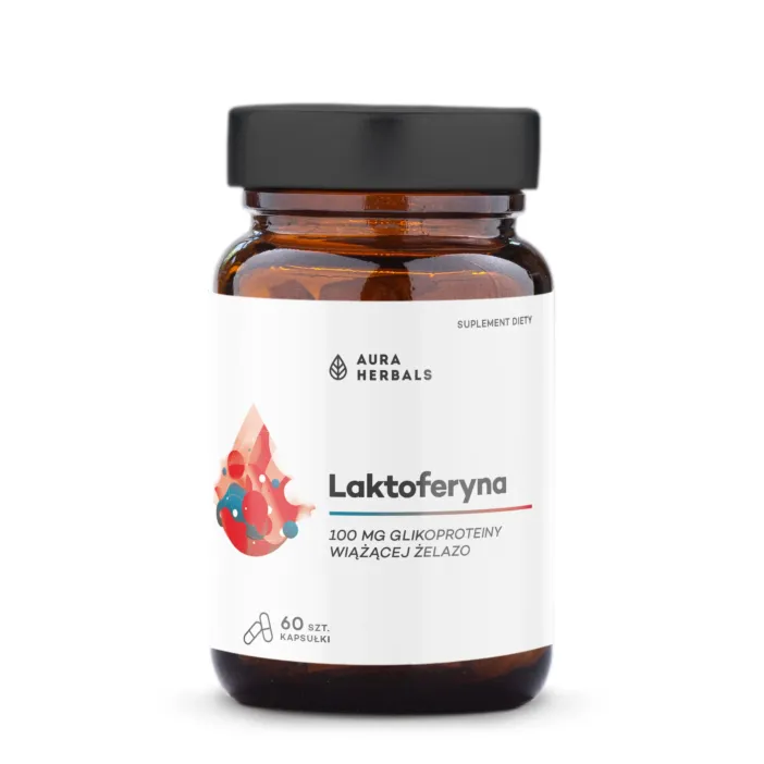 Aura Herbals Laktoferyna 100 mg, kapsułki 60
szt.