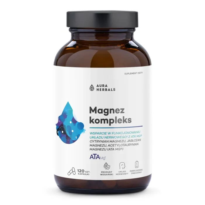 Aura Herbals Magnez Kompleks ATA Mg, kapsułki 120 szt