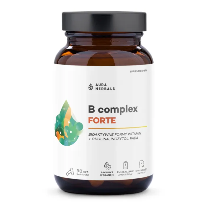 Aura Herbals Witamina B Complex Forte, kapsułki 90 szt