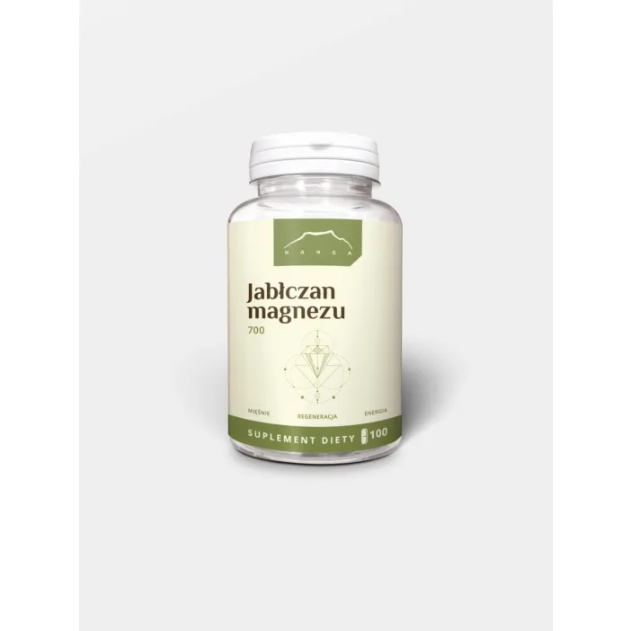 Nanga Jabłczan Magnezu 100 kapsułek x 700 mg