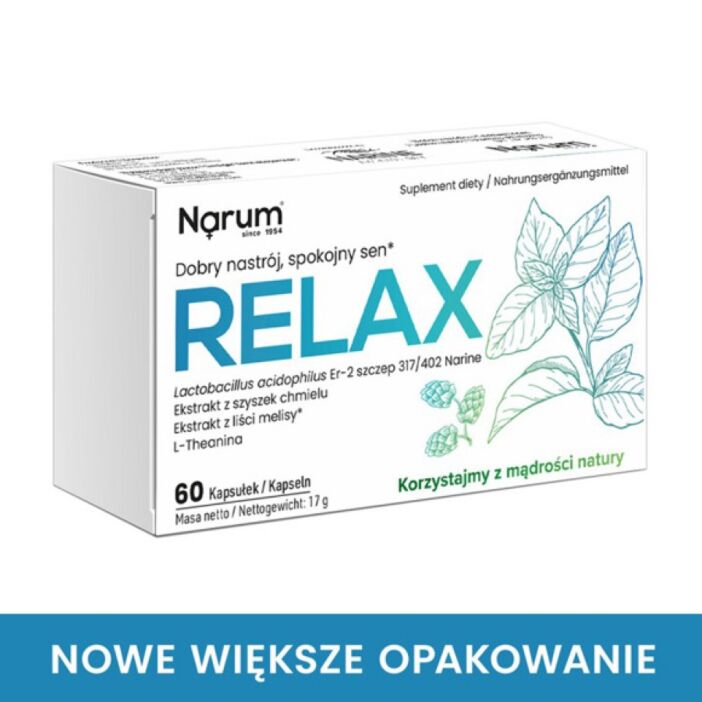 Narum Relax 60 kapsułek - Probiotyk Narine