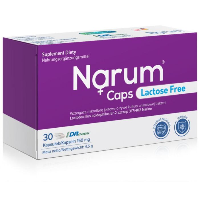 Narum Caps Lactose Free 150 mg, 30 szt
