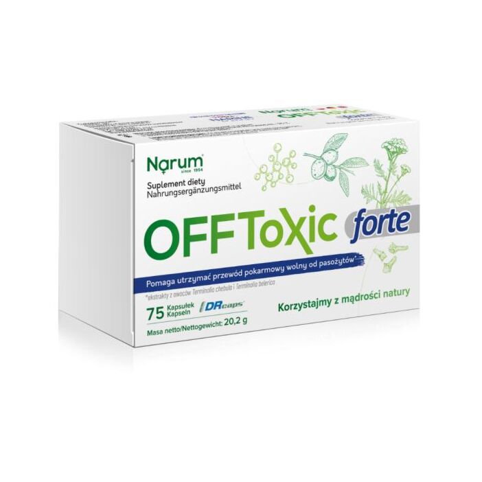 Narum Offtoxic Forte 75 kaps pełna kuracja