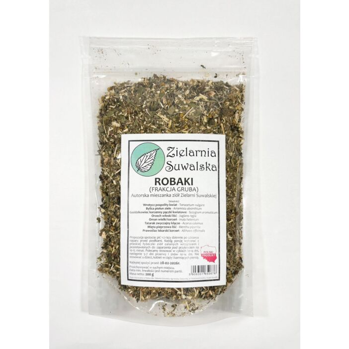 Zielarnia Suwalska Robaki Frakcja Gruba 200g